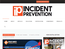 Tablet Screenshot of incident-prevention.com